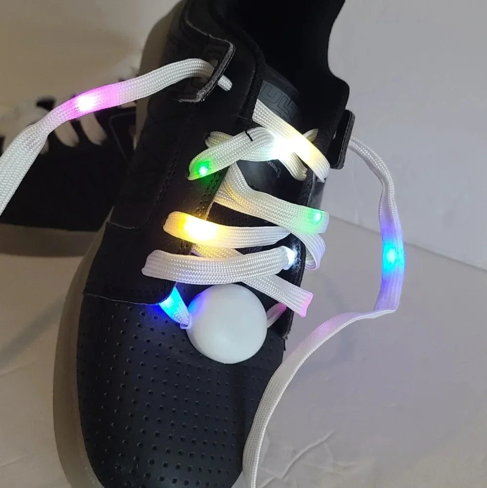 Multi Lights Black Skateboards Shoes Kids Sz.5 led